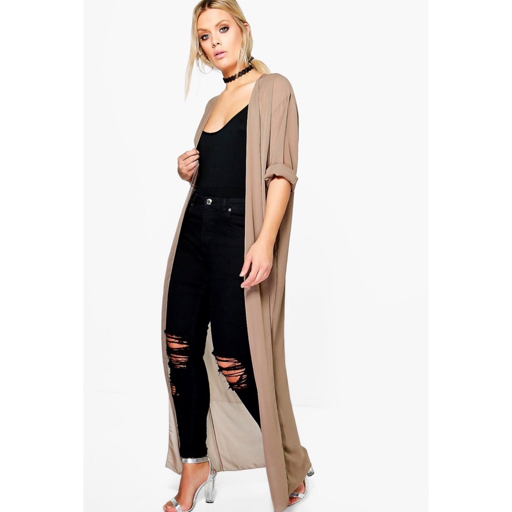 Sheer Tan Duster